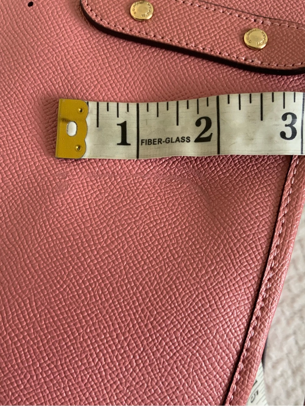 Coach Floral Perforated Leather Tote bag - Picture 13 of 14